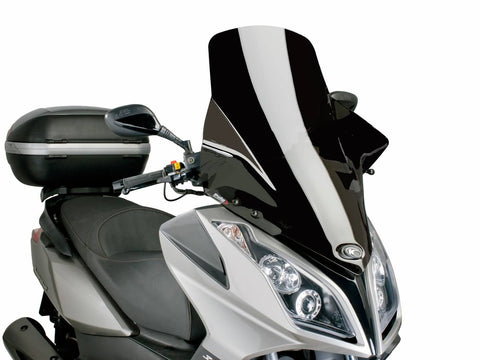 windshield Puig V-Tech Line Touring black for Kymco Downtown 125i, 300i ABS 09-14 PUIG MOTOVEIKALS 21