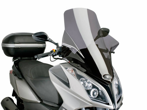 windshield Puig V-Tech Line Touring dark smoke for Kymco Downtown 125i, 300i ABS 09-14 PUIG MOTOVEIKALS 21