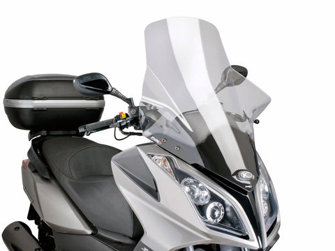 windshield Puig V-Tech Line Touring transparent / clear for Kymco Downtown 125i, 300i ABS 09-14 PUIG MOTOVEIKALS 21