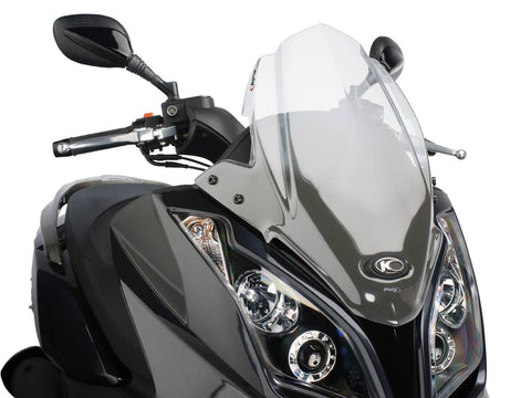 windshield Puig V-Tech Sport transparent / clear for Kymco Downtown 125i, 300i ABS 09-14 PUIG MOTOVEIKALS 21