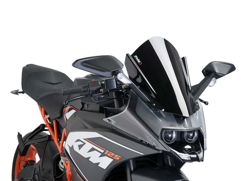 windshield Puig Z-Racing black for KTM RC 125, 200, 390 14- PUIG MOTOVEIKALS 21