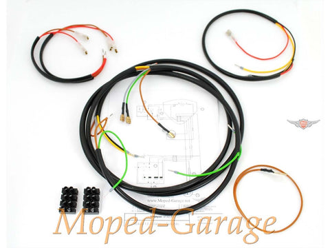 Wiring harness Florett for Kreidler LF - F, Moped Mokick MOGA MOTOVEIKALS 21