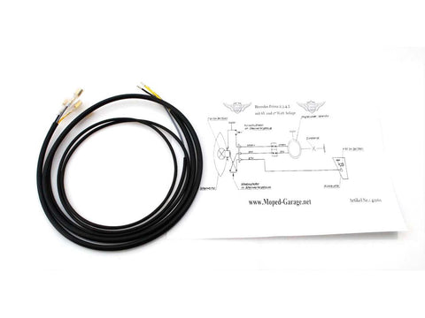 Wiring harness moped 6 Volt 17 Watt for Hercules Prima 2, 3, 4, 5 MOGA MOTOVEIKALS 21