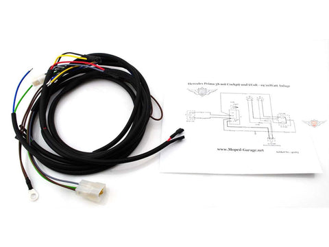 Wiring harness moped 6 Volt 19/10 Watt for Hercules Prima 5S DIVERSE / IMPORT MOTOVEIKALS 21