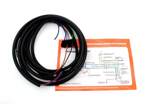 Wiring harness wiring diagram Goebel for Zündapp R 50 scooter GOEBEL MOTOVEIKALS 21