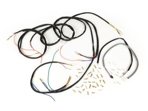 Wiring loom for conversion (without light switch) -BGM PRO, Vespa AC conversion to electronic ignition (Vespatronic)- Vespa Smallframe V50, 50N, PV125, ET3, Vespa Largeframe Sprint, Rally, TS, GT, GTR, GL, Super, GS160, SS180, VNA, VNB, VBA, VBB BGM PRO MOTOVEIKALS 21