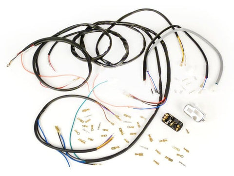 Wiring loom set for conversion (incl. light switch) -BGM PRO, Vespa AC conversion to electronic ignition (Vespatronic) - Vespa Smallframe V50, 50N, PV125, ET3, Vespa Largeframe Sprint, Rally, TS, GT, GTR, GL, Super, GS160, SS180, VNA, VNB, VBA, VBB BGM PRO MOTOVEIKALS 21