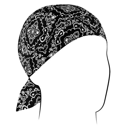 ZANheadgear Flydanna® Cotton Black Paisley ZAN HEADGEAR MOTOVEIKALS 21