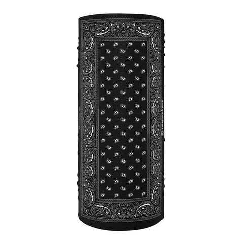 ZANheadgear Motley Tube polyester black paisley ZAN HEADGEAR MOTOVEIKALS 21
