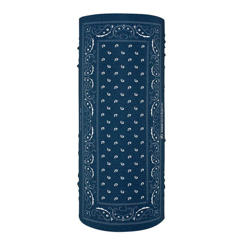 ZANheadgear Motley Tube polyester blue paisley ZAN HEADGEAR MOTOVEIKALS 21