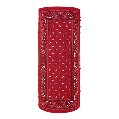 ZANheadgear Motley Tube polyester red paisley ZAN HEADGEAR MOTOVEIKALS 21