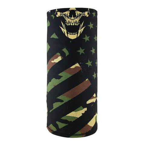 ZANheadgear Motley Tube sportflex patriotic woodland camo ZAN HEADGEAR MOTOVEIKALS 21