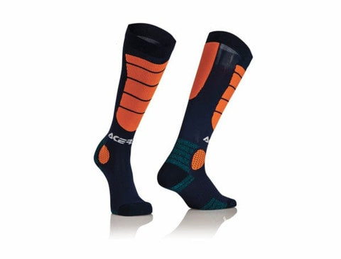 Zeķes ACERBIS zem ceļu sargiem MX IMPACT KID ORANGE/BLUE L/XL 35/38 ACERBIS MOTOVEIKALS 21