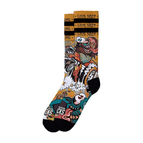 Zeķes AMERICAN SOCKS AMERICAN SOCKS IMPALA 62 SIGNATURE 42 - 47 izm. AMERICAN SOCKS MOTOVEIKALS 21