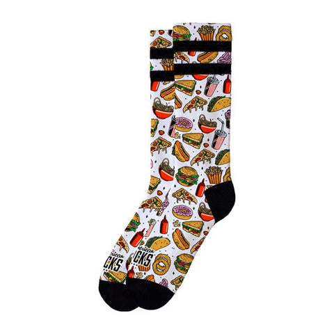 Zeķes AMERICAN SOCKS JUNK FOOD SIGNATURE S/M - 20cm AMERICAN SOCKS MOTOVEIKALS 21