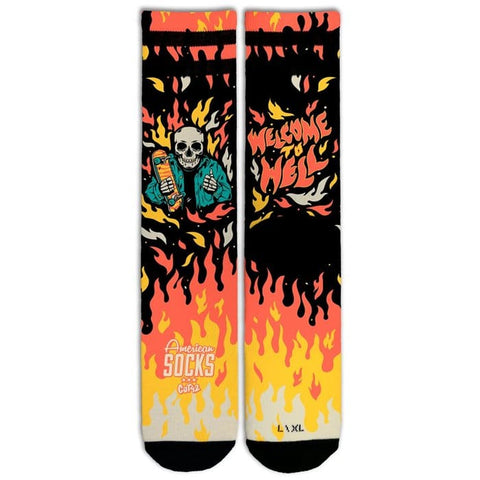 Zeķes American Socks Welcome to Hell AMERICAN SOCKS MOTOVEIKALS 21