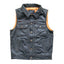 13 1/2 Blood Moon leather vest black 13 AND A HALF COMPANY MOTOVEIKALS 21