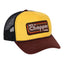 13 1/2 Chopper baby trucker cap brown/yellow 13 AND A HALF COMPANY MOTOVEIKALS 21