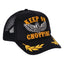 13 1/2 Keep On Chopping trucker cap black 13 AND A HALF COMPANY MOTOVEIKALS 21