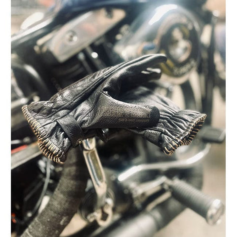 13 1/2 Loud Ride gloves black 13 AND A HALF COMPANY MOTOVEIKALS 21