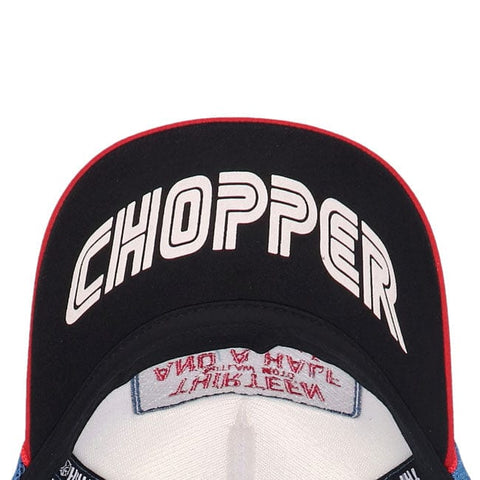 13 1/2 Outlaw Club trucker cap blue/red 13 AND A HALF COMPANY MOTOVEIKALS 21