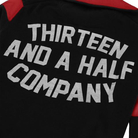 13 1/2 Outlaw half-zip sweater black/red 13 AND A HALF COMPANY MOTOVEIKALS 21