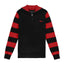 13 1/2 Outlaw half-zip sweater black/red 13 AND A HALF COMPANY MOTOVEIKALS 21