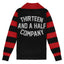13 1/2 Outlaw half-zip sweater black/red 13 AND A HALF COMPANY MOTOVEIKALS 21