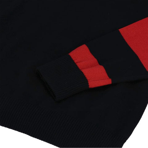 13 1/2 Outlaw half-zip sweater black/red 13 AND A HALF COMPANY MOTOVEIKALS 21