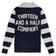 13 1/2 Outlaw half-zip sweater navy/offwhite 13 AND A HALF COMPANY MOTOVEIKALS 21