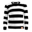 13-1/2 Outlaw sweater black/off white 13 AND A HALF COMPANY MOTOVEIKALS 21