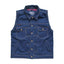 13 1/2 Rain Splitter denim vest 13 AND A HALF COMPANY MOTOVEIKALS 21