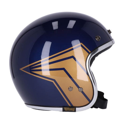 13 1/2 Skull bucket helmet crash blue 13 AND A HALF COMPANY MOTOVEIKALS 21