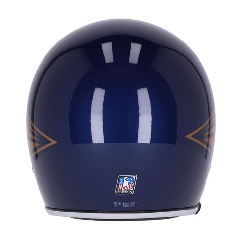 13 1/2 Skull bucket helmet crash blue 13 AND A HALF COMPANY MOTOVEIKALS 21