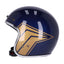 13 1/2 Skull bucket helmet crash blue 13 AND A HALF COMPANY MOTOVEIKALS 21