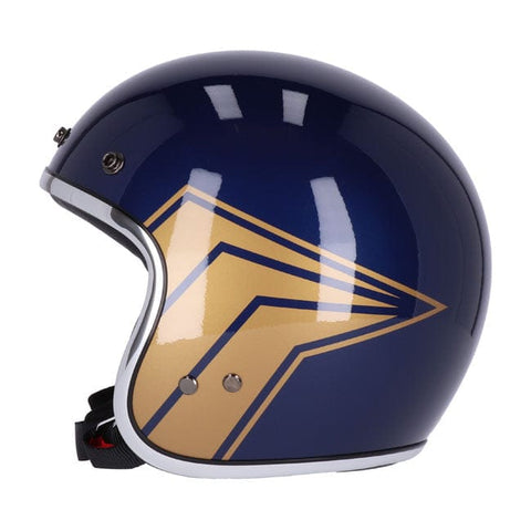 13 1/2 Skull bucket helmet crash blue 13 AND A HALF COMPANY MOTOVEIKALS 21