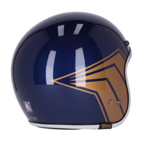 13 1/2 Skull bucket helmet crash blue 13 AND A HALF COMPANY MOTOVEIKALS 21
