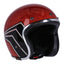 13 1/2 Skull bucket helmet flake amber 13 AND A HALF COMPANY MOTOVEIKALS 21