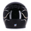 13 1/2 Skull bucket helmet flames gold 13 AND A HALF COMPANY MOTOVEIKALS 21