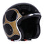 13 1/2 Skull bucket helmet flames gold 13 AND A HALF COMPANY MOTOVEIKALS 21