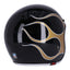 13 1/2 Skull bucket helmet flames gold 13 AND A HALF COMPANY MOTOVEIKALS 21