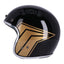 13 1/2 Skull bucket helmet gloss black 13 AND A HALF COMPANY MOTOVEIKALS 21