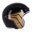 13 1/2 Skull bucket helmet gloss black 13 AND A HALF COMPANY MOTOVEIKALS 21