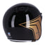 13 1/2 Skull bucket helmet gloss black 13 AND A HALF COMPANY MOTOVEIKALS 21