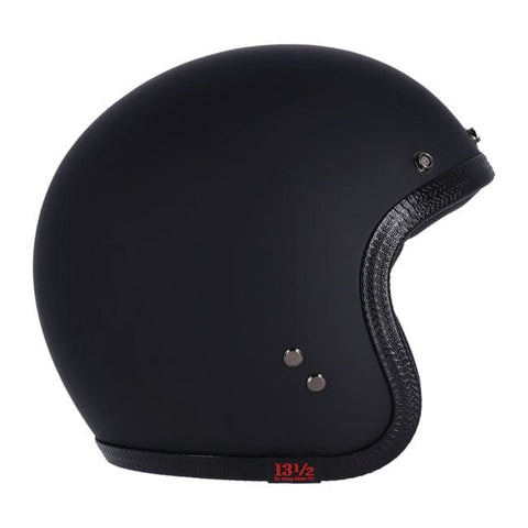 13 1/2 Skull bucket helmet matt black 13 AND A HALF COMPANY MOTOVEIKALS 21