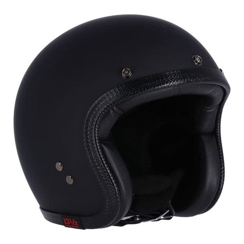13 1/2 Skull bucket helmet matt black 13 AND A HALF COMPANY MOTOVEIKALS 21
