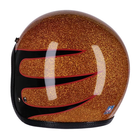 13 1/2 Skull bucket helmet Superior metal flake 13 AND A HALF COMPANY MOTOVEIKALS 21