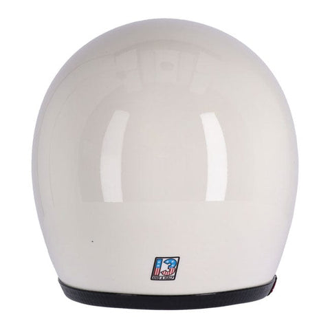 13 1/2 Skull bucket helmet vintage white 13 AND A HALF COMPANY MOTOVEIKALS 21