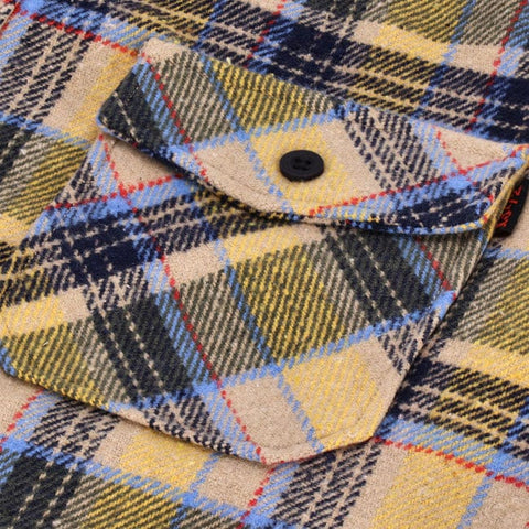 13 1/2 Steel flannel yellow 13 AND A HALF COMPANY MOTOVEIKALS 21