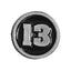 #13 biker pin MCS MOTOVEIKALS 21